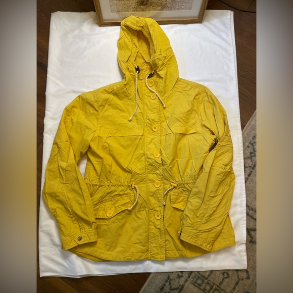 J. Crew Jackets & Blazers - J. Crew size large yellow light windbreaker jacket